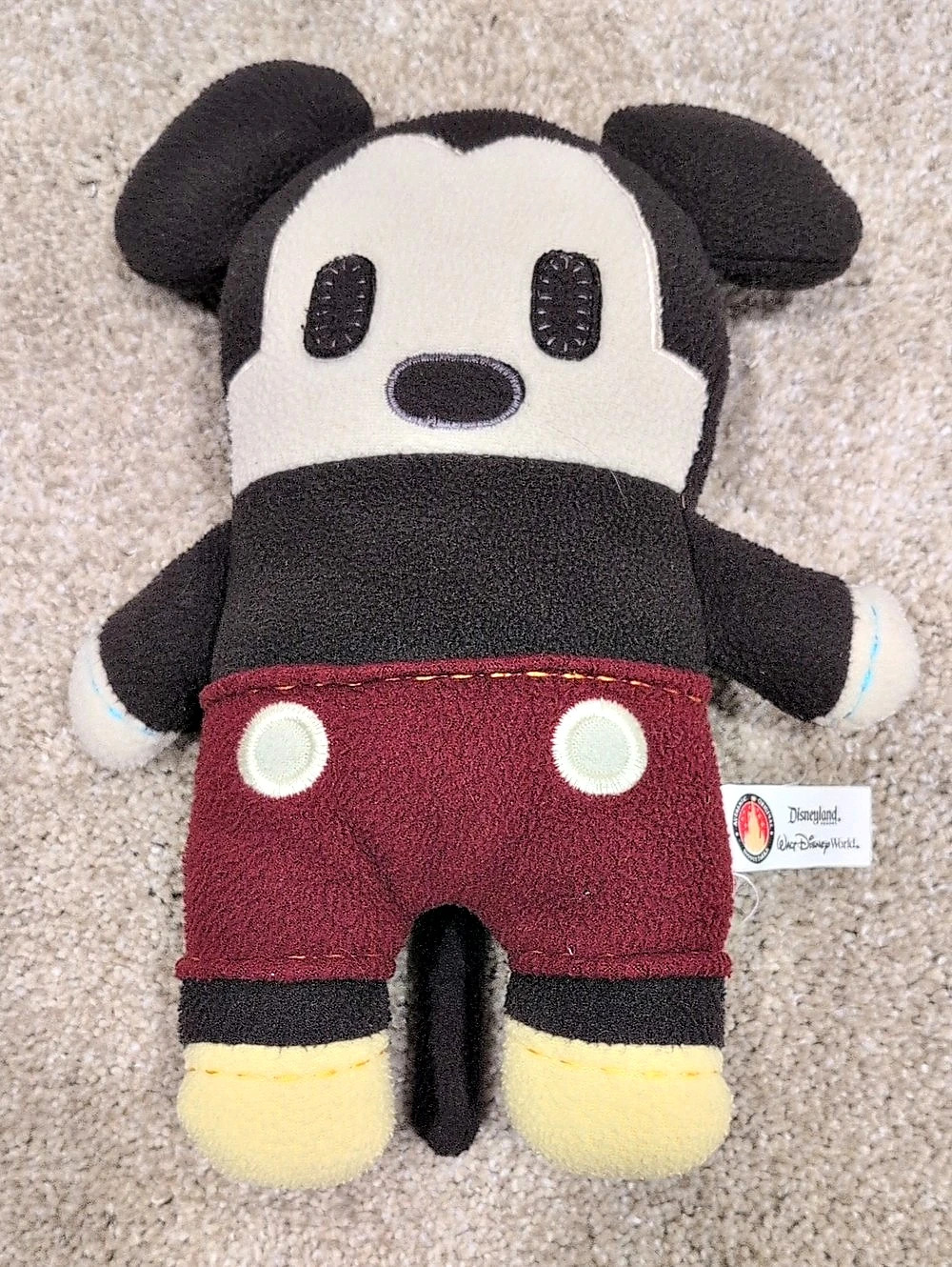 Disney Mickey Mouse Plush Toy Black & Red